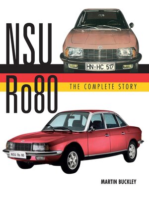 cover image of NSU Ro80--The Complete Story